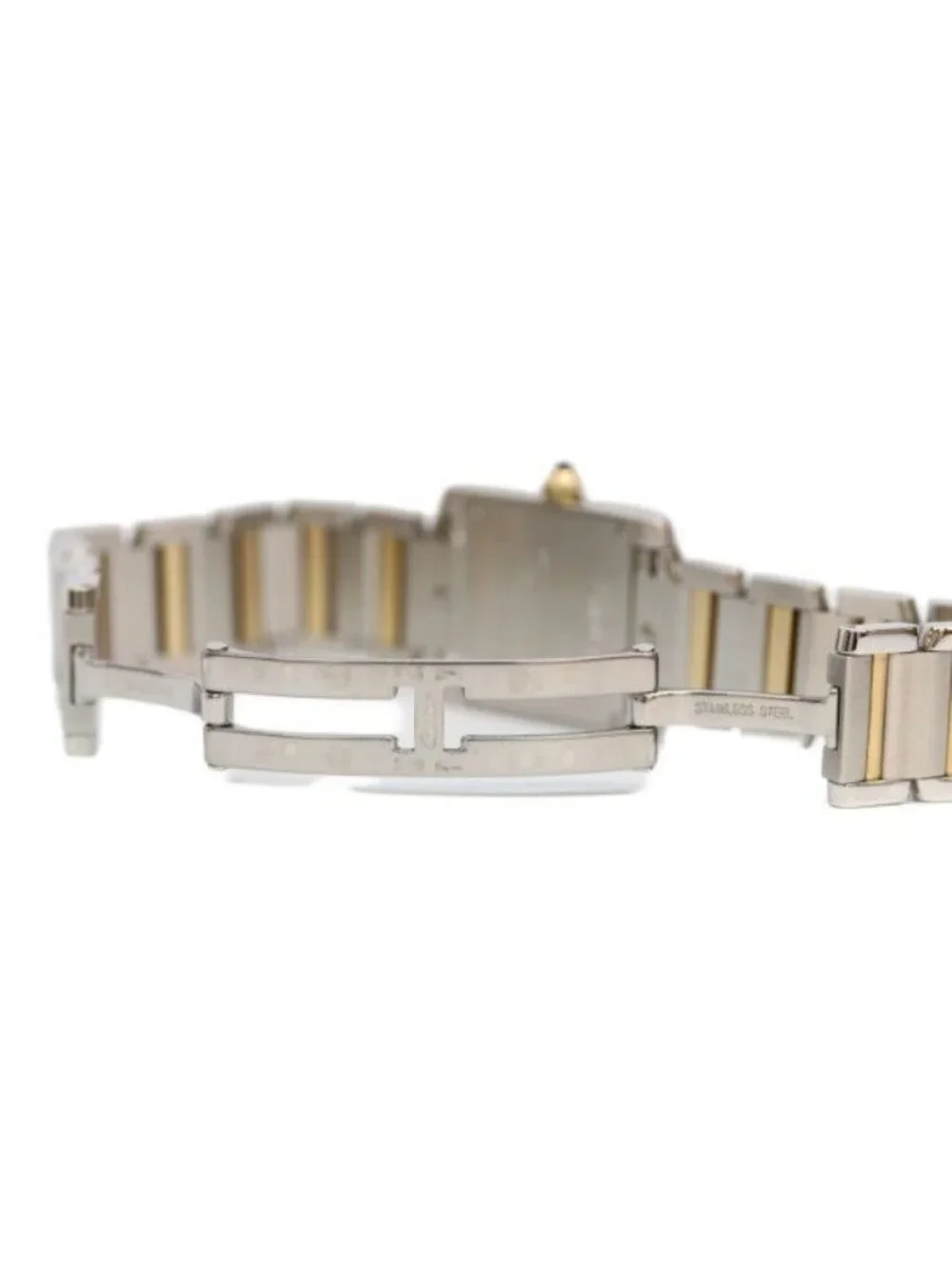 Cartier SS YG Tank Francaise SM Quartz